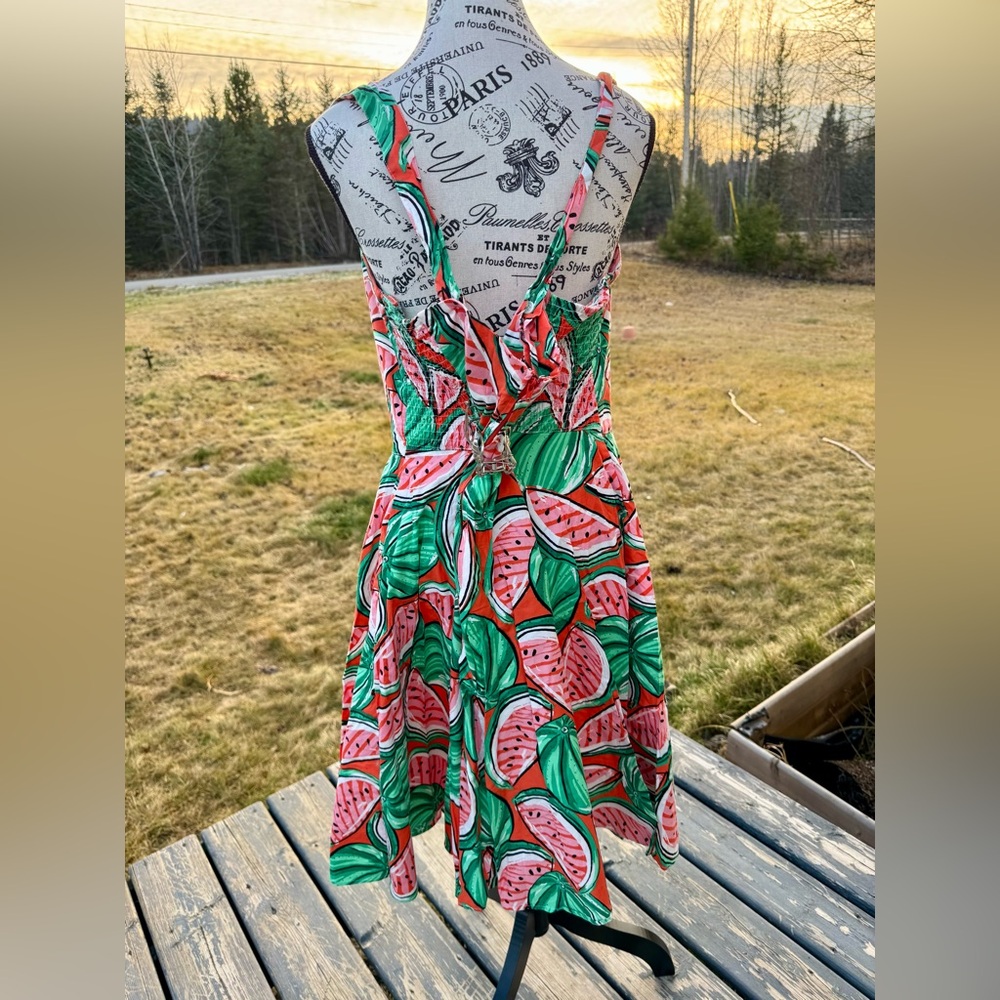 Hell Bunny Watermelon Print Midi Dress - Picture 10 of 17